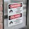 Signmission Storage Area Flammable Material Bilingual Danger Sign, Vinyl Decal, 7in W x 10in L, 2PK OS-2PACK-DS-D-710-VS-1583 - alternate 2